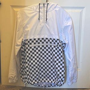 (FAIRLY NEW)Checker board windbreaker!
